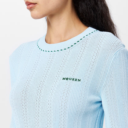 Alex Log Knitted Crew Neck Jumper