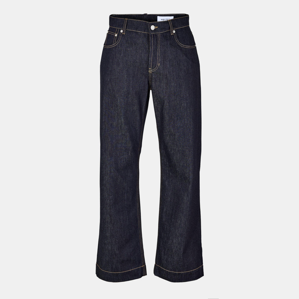 Wide Leg Denim Jeans