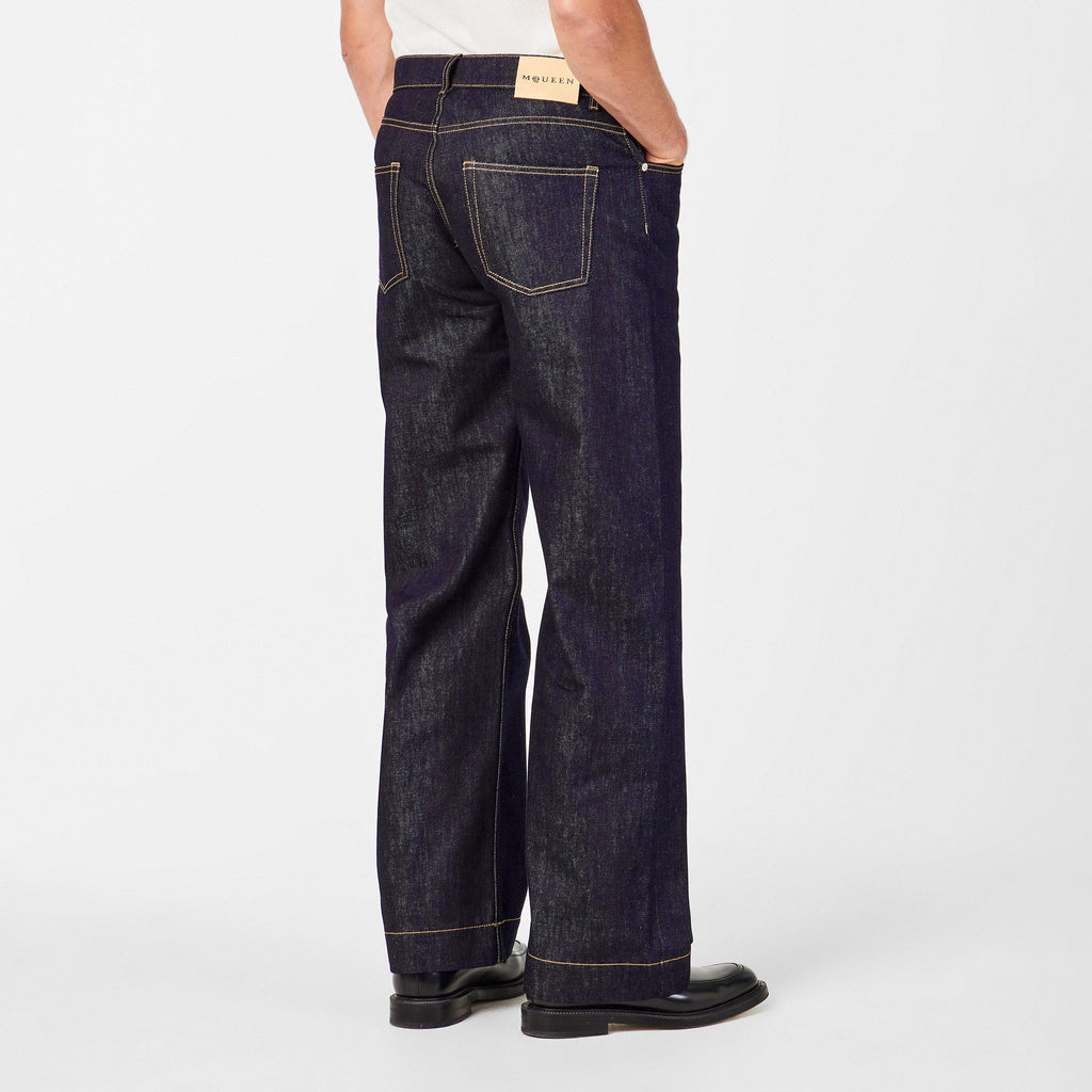 Wide Leg Denim Jeans