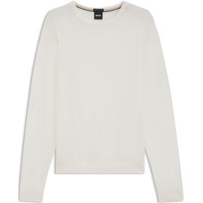 Men's Leno Knit Jumper, Soft Virgin Wool