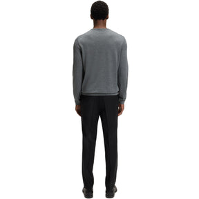 Men's Leno Knit Jumper, Soft Virgin Wool