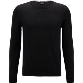 Men's Leno Knit Jumper, Soft Virgin Wool