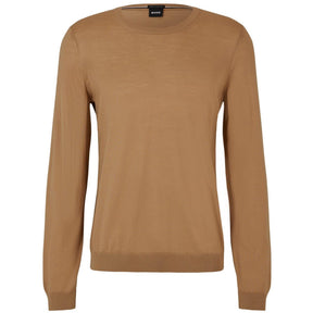 Men's Leno Knit Jumper, Soft Virgin Wool