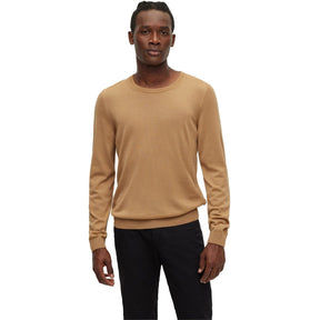 Men's Leno Knit Jumper, Soft Virgin Wool