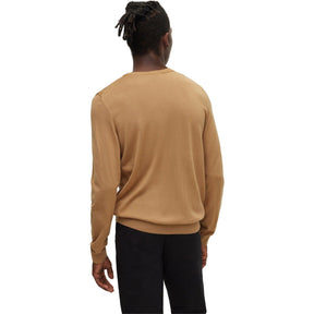 Men's Leno Knit Jumper, Soft Virgin Wool