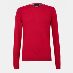 Men's Leno Knit Jumper, Soft Virgin Wool