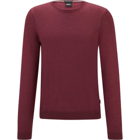 Men's Leno Knit Jumper, Soft Virgin Wool