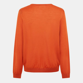 Men's Leno Knit Jumper, Soft Virgin Wool