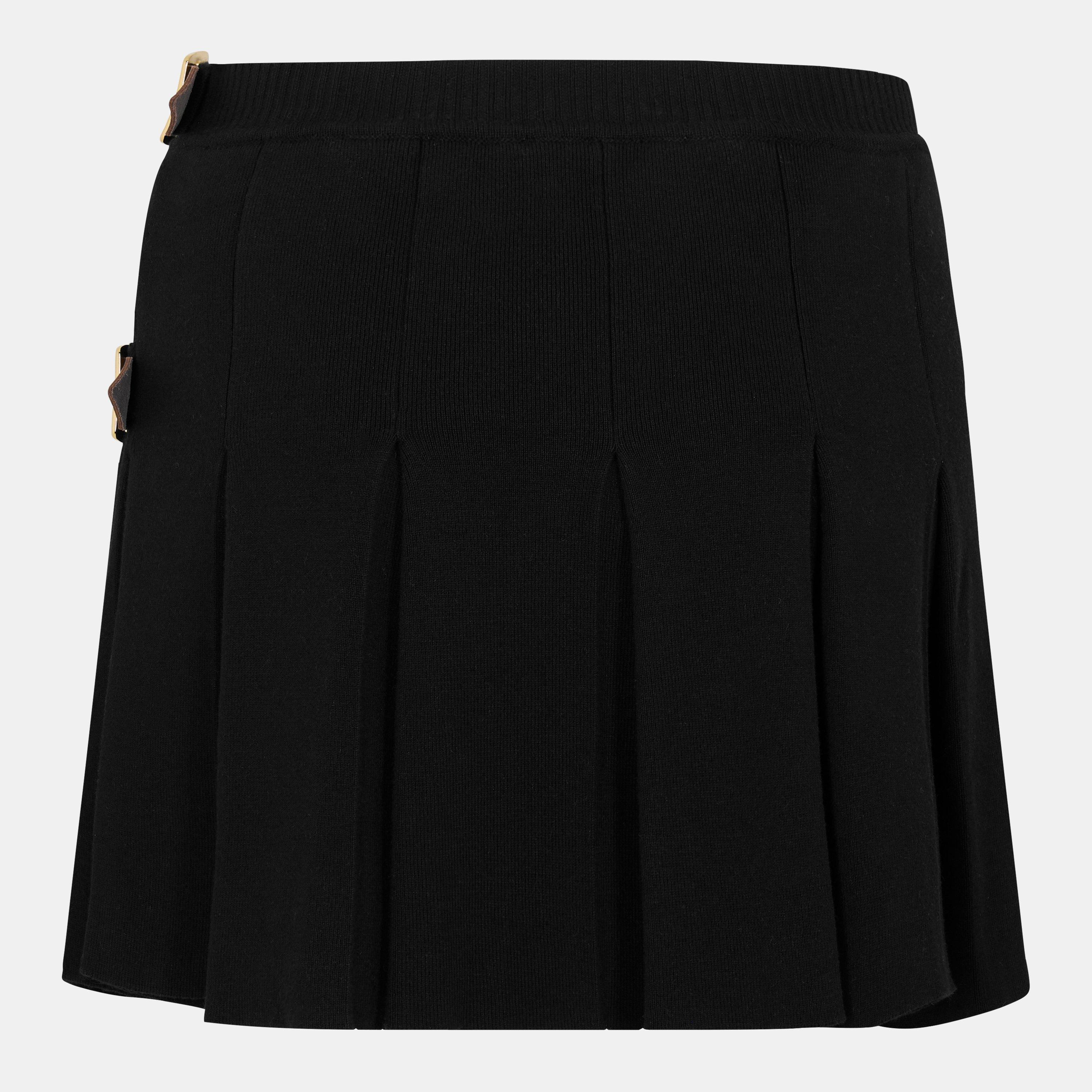 Viv Bea Tartan Pleated Mini Skirt