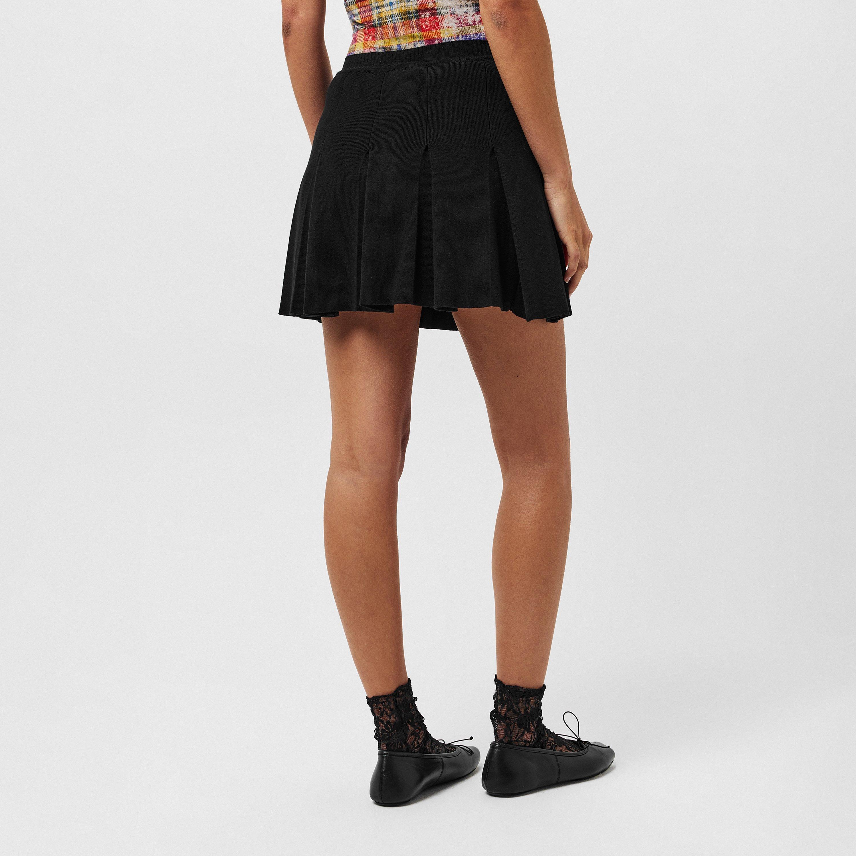 Viv Bea Tartan Pleated Mini Skirt