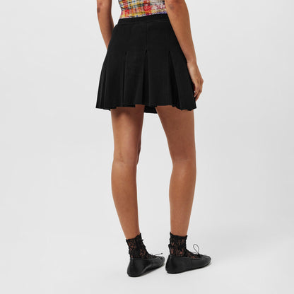Viv Bea Tartan Pleated Mini Skirt