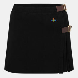 Viv Bea Tartan Pleated Mini Skirt