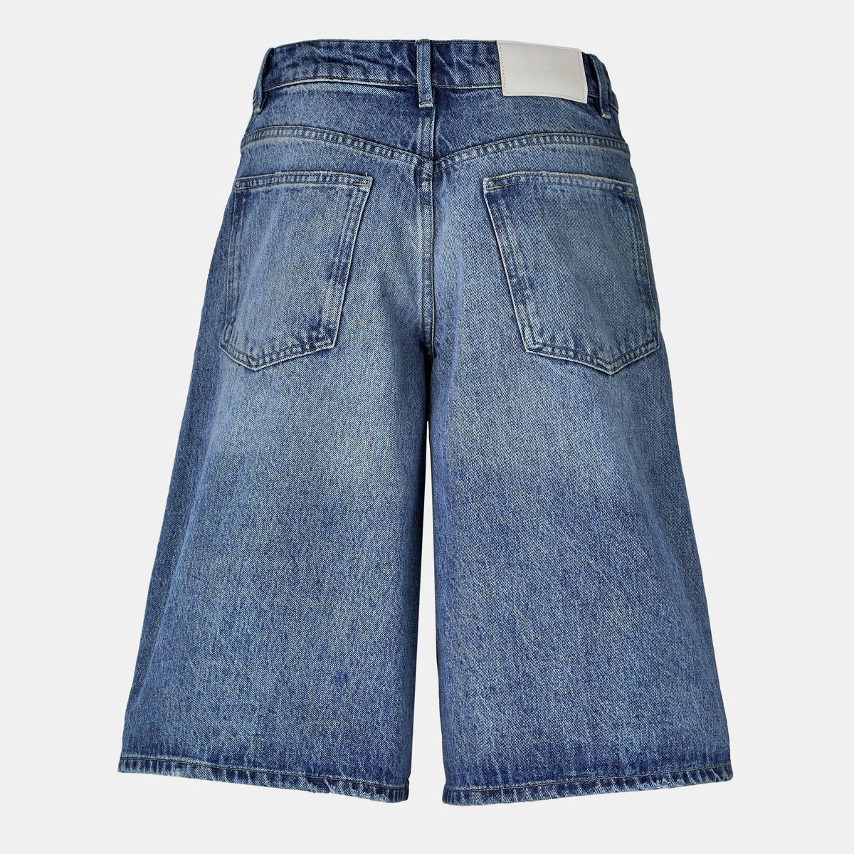 Women's Denim Bermuda Shorts, Classic Boyfriend Fit