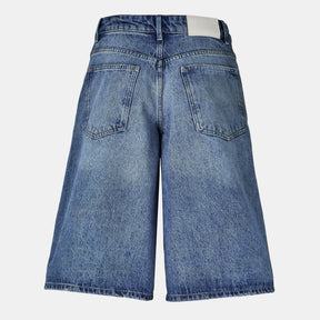 Women's Denim Bermuda Shorts, Classic Boyfriend Fit