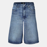 Women's Denim Bermuda Shorts, Classic Boyfriend Fit