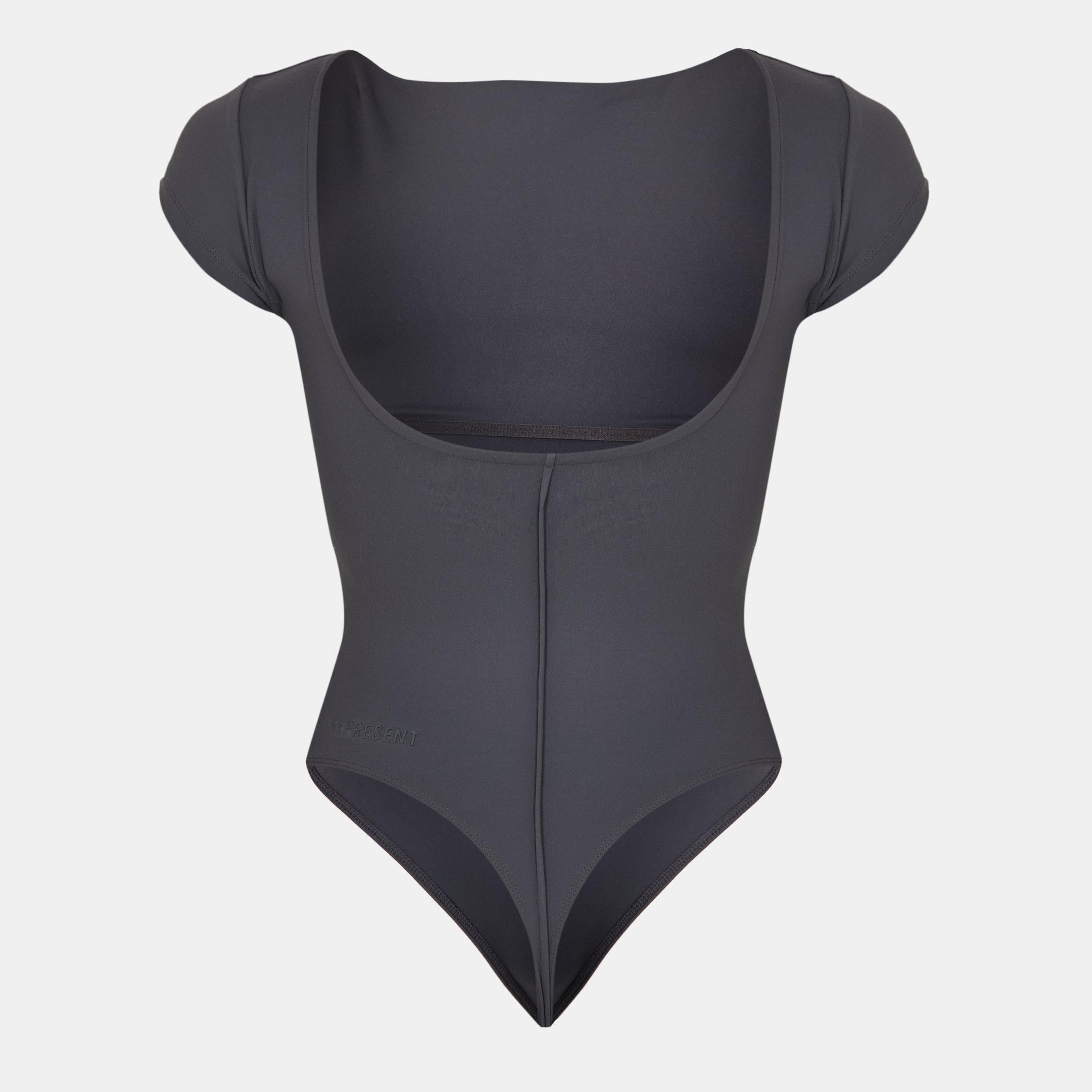 Cotton Short Sleeve Crew Neck Relaxed Fit Bodysuit