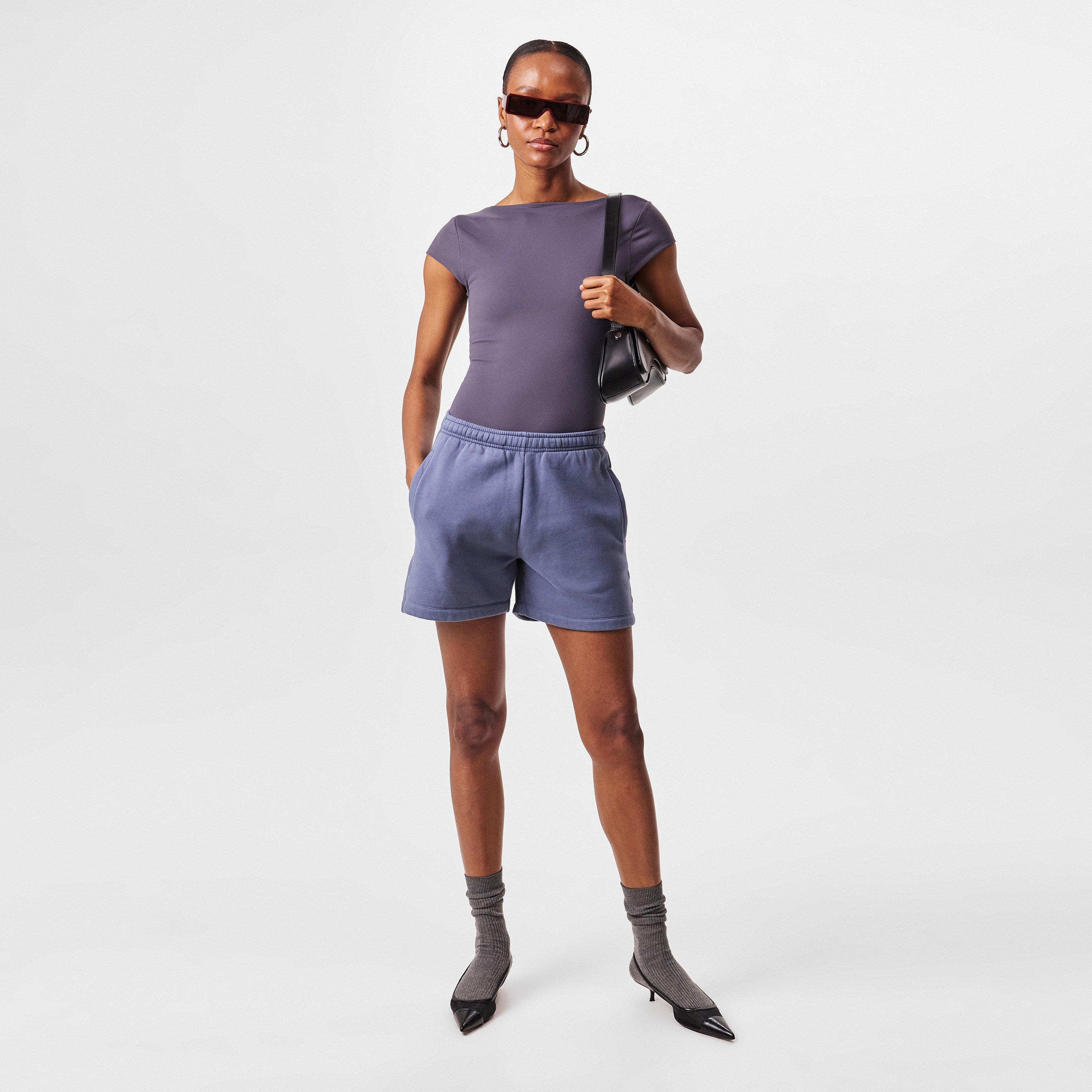 Cotton Short Sleeve Crew Neck Relaxed Fit Bodysuit