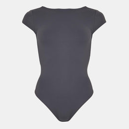 Cotton Short Sleeve Crew Neck Relaxed Fit Bodysuit