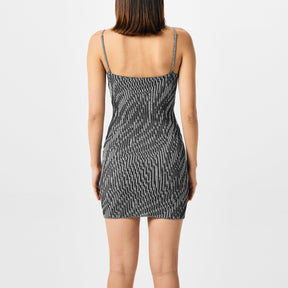The Zebra Mini Knit Dress