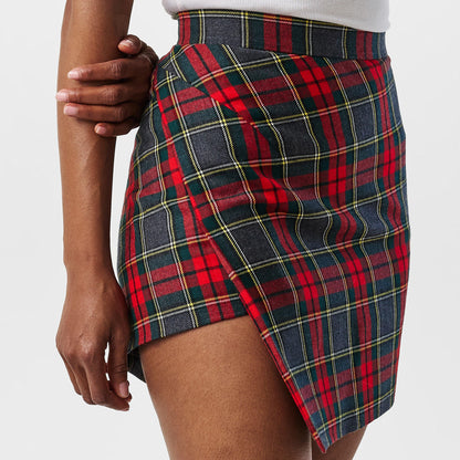Viv Tartan Mini Skirt