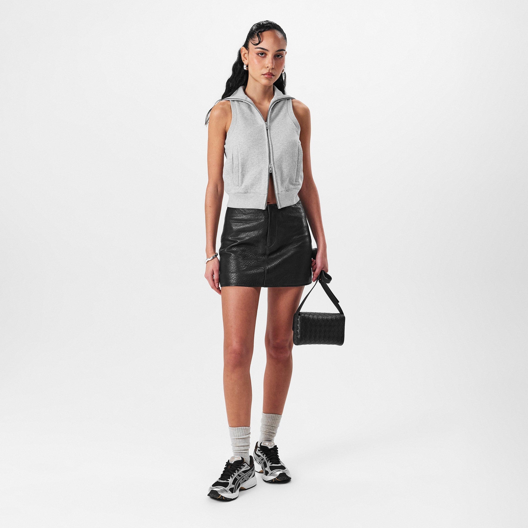 Women's Drive Luxurious Leather Skirt