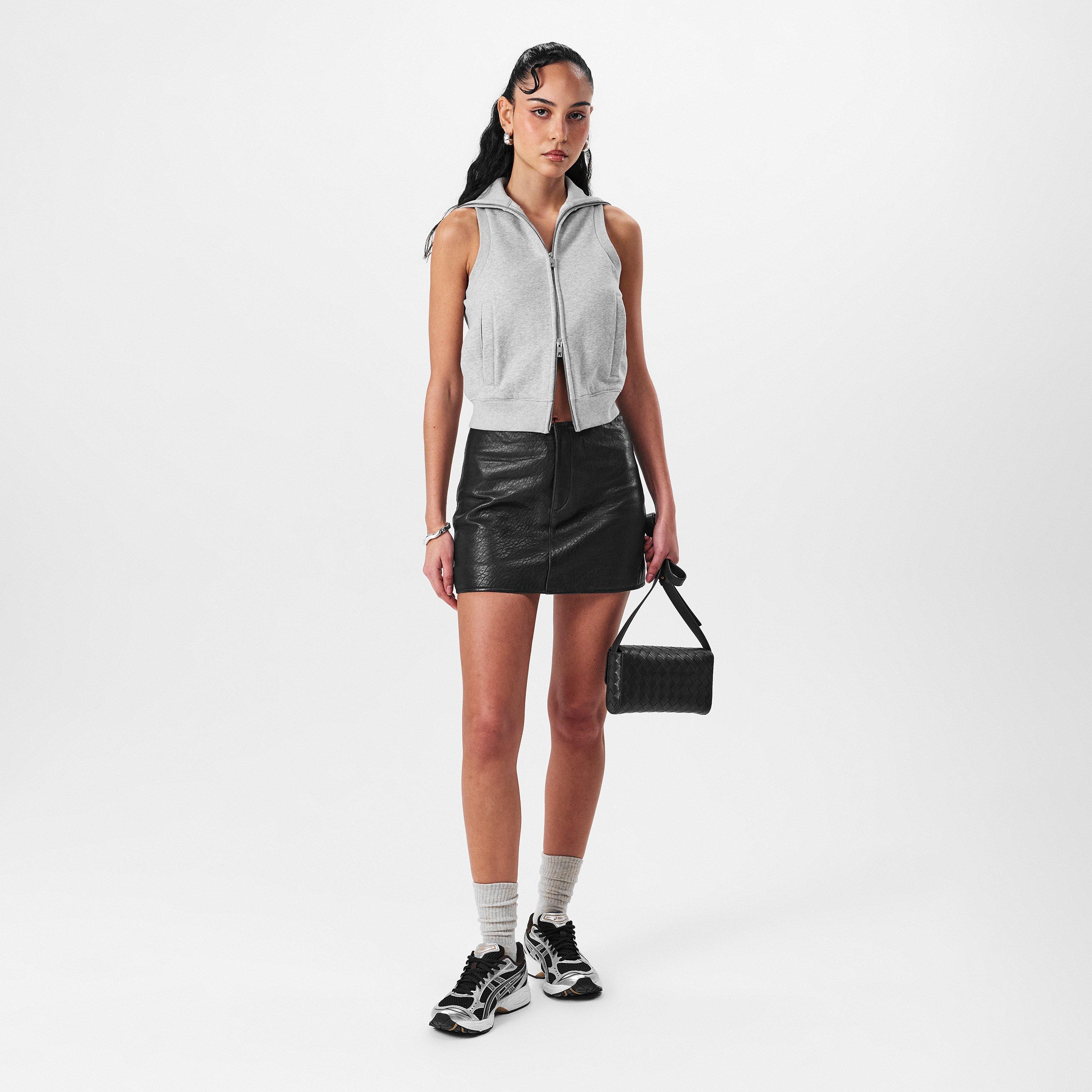 Drive Leather Mini Skirt