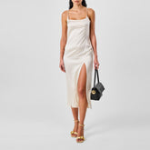 Slip Dress With Slit