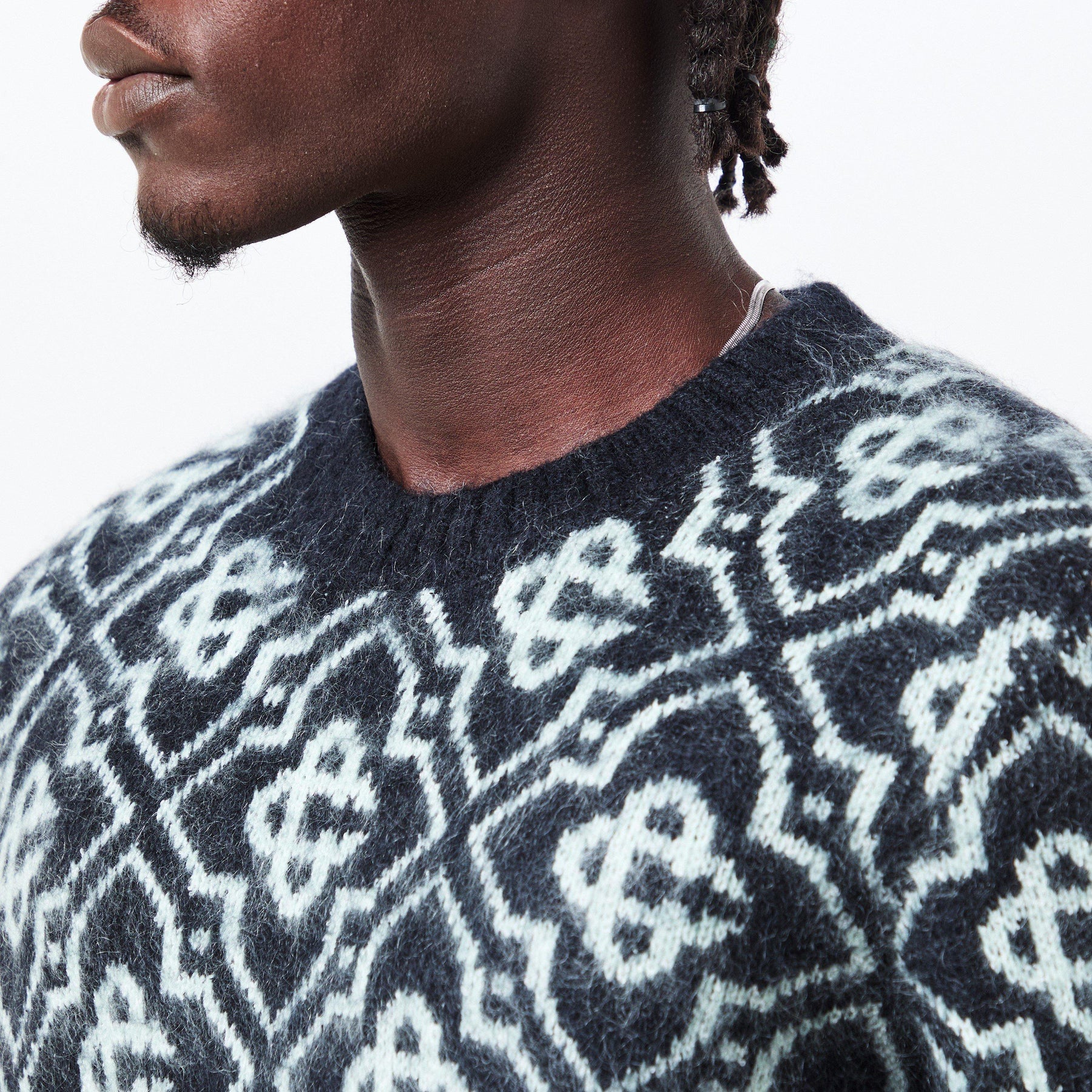 Men's Casa Mono Mohair Crew Neck Jumper