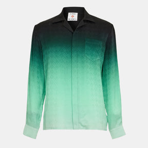 Men's Casa Mono Long-Sleeve Bowling Shirt