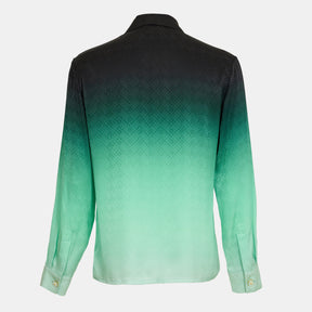 Men's Casa Mono Long-Sleeve Bowling Shirt