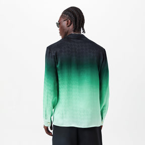 Men's Casa Mono Long-Sleeve Bowling Shirt