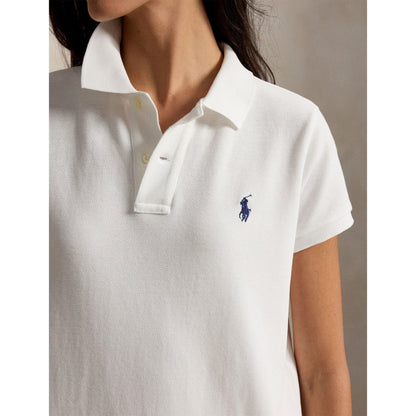 Stretch Cotton Sleeveless Polo Dress