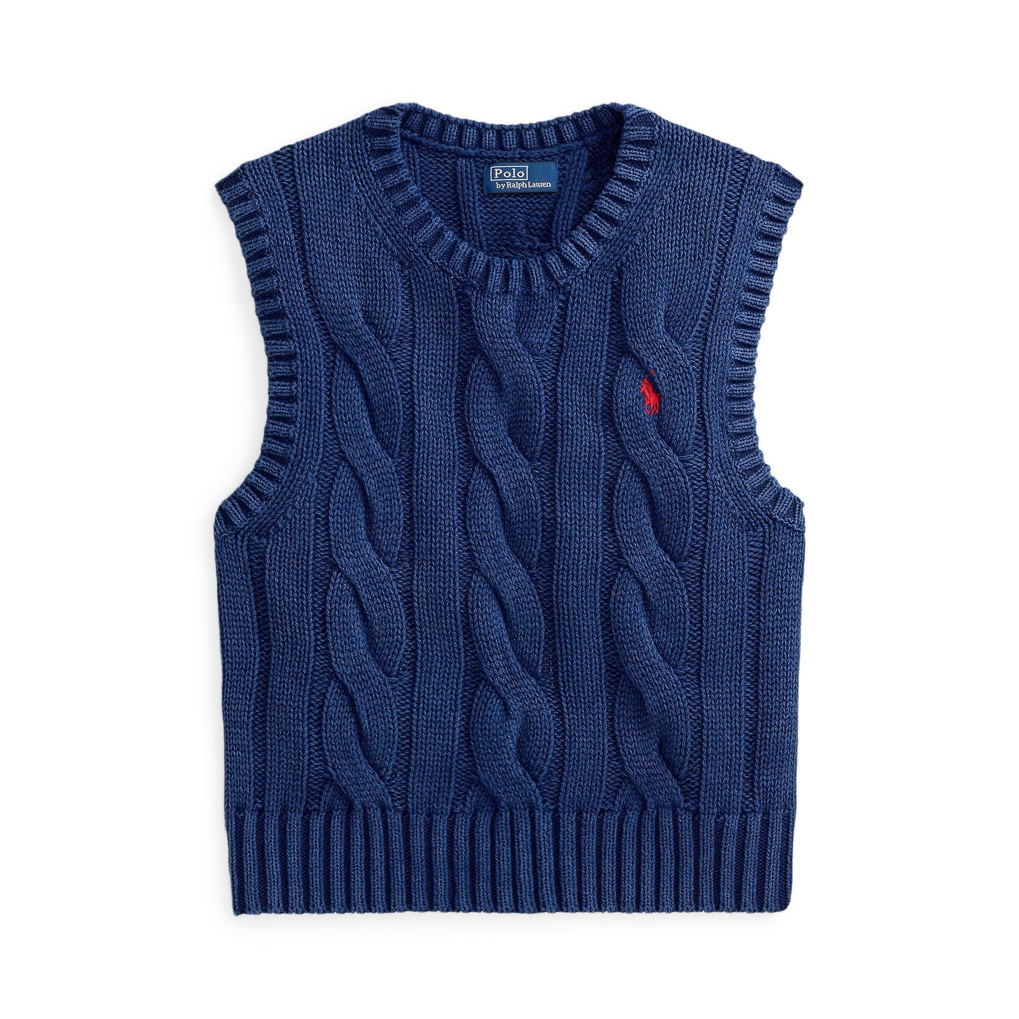 Knitted Cable Knit Vest