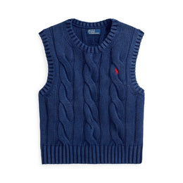 Knitted Cable Knit Vest