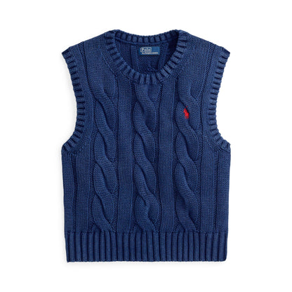 Knitted Cable Knit Vest