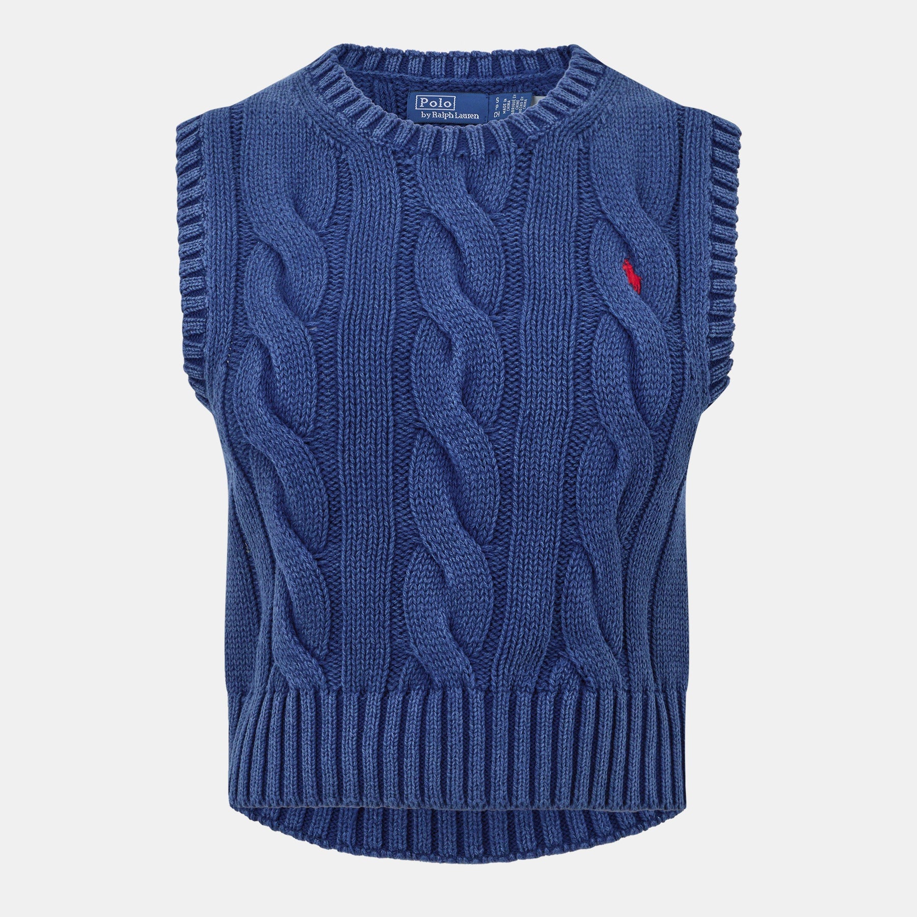 Knitted Cable Knit Vest