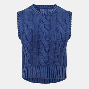 Knitted Cable Knit Vest