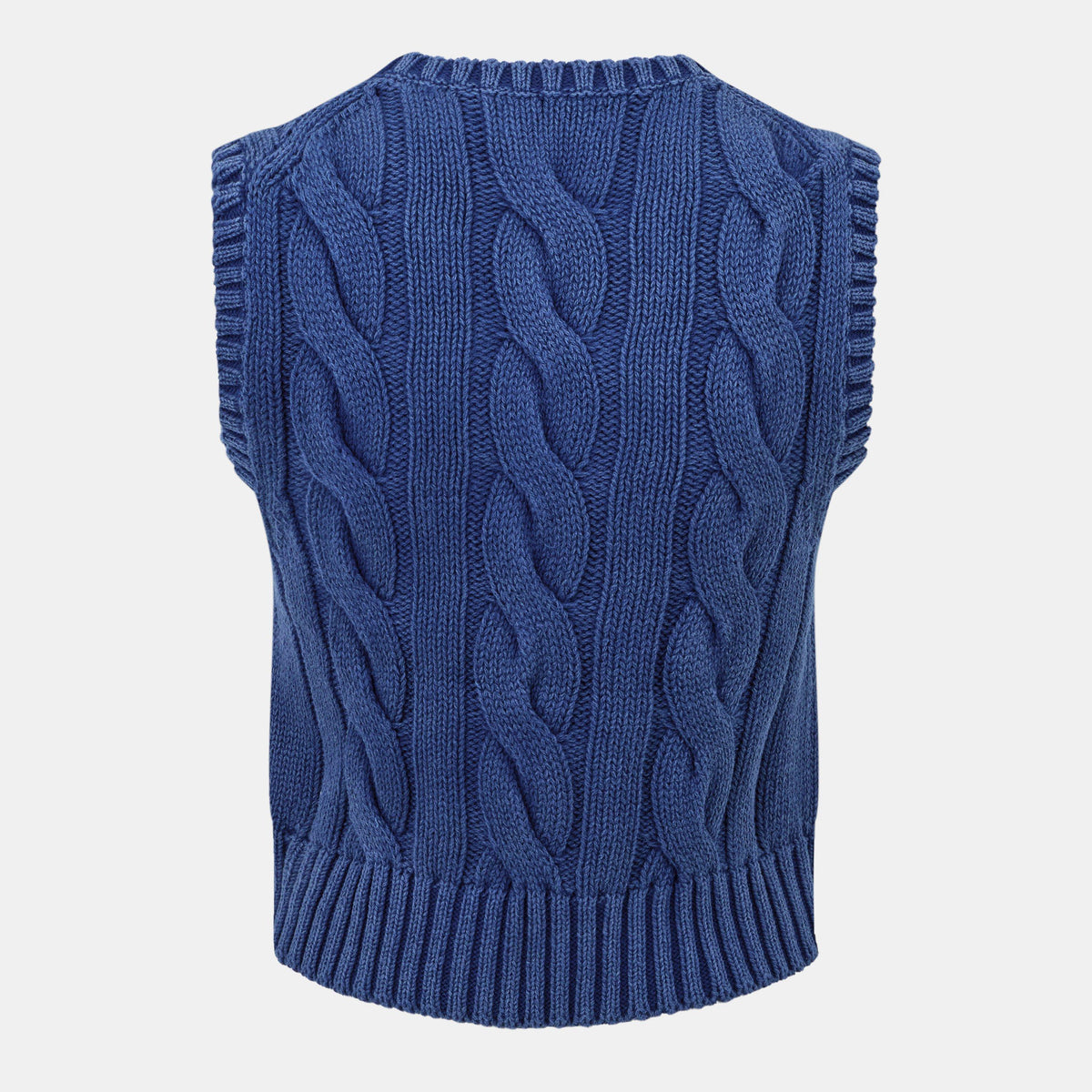 Knitted Cable Knit Vest