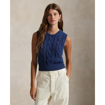 Knitted Cable Knit Vest