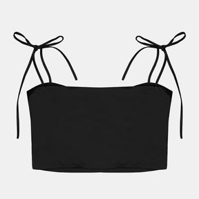 Women's Satin Twist T-Design Top