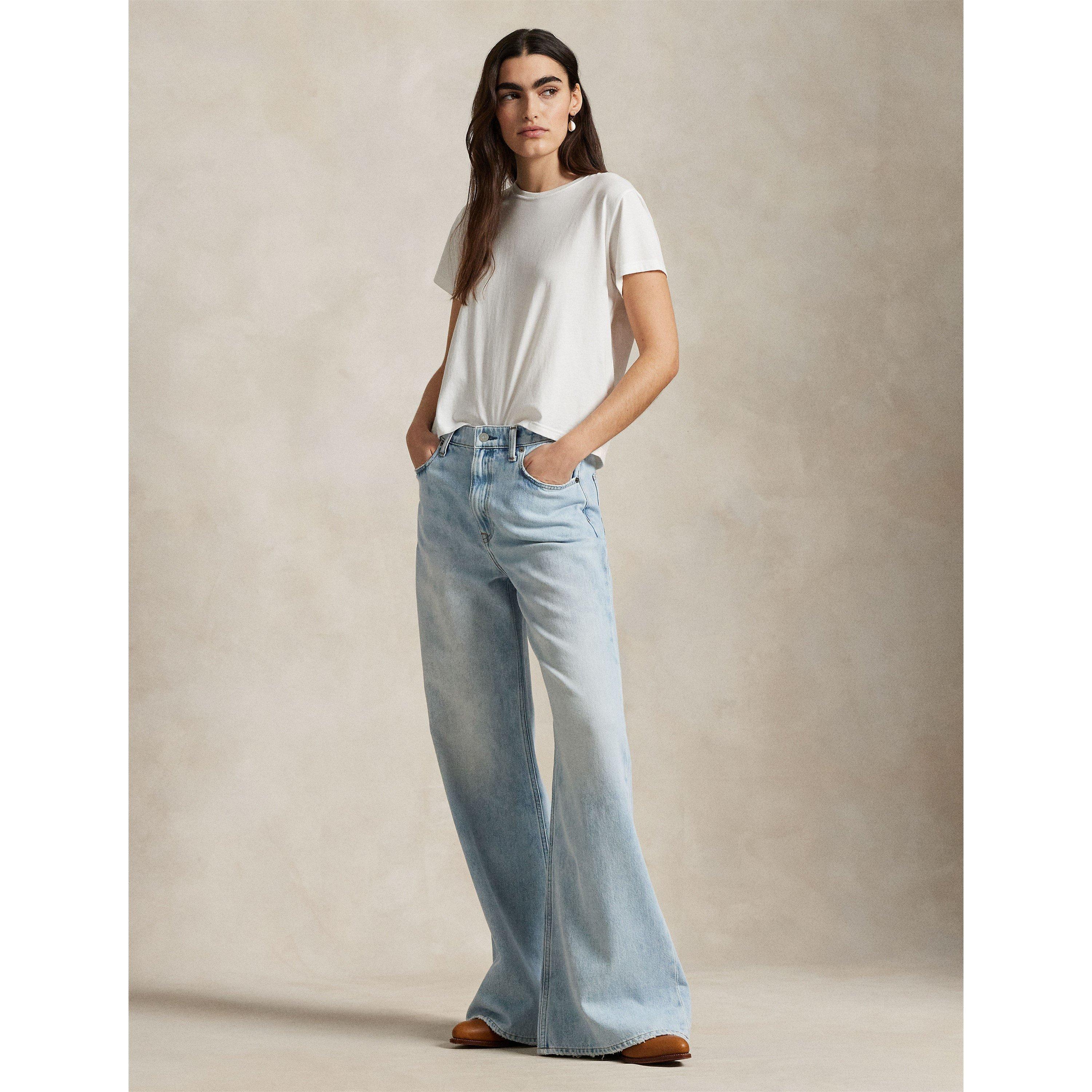 High Rise Wide Leg Jeans