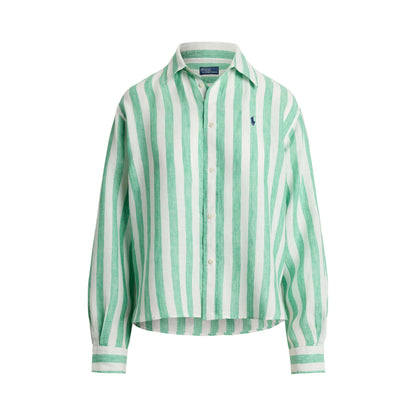 Geometric Patterned Long Sleeve Tailored Fit Shirt