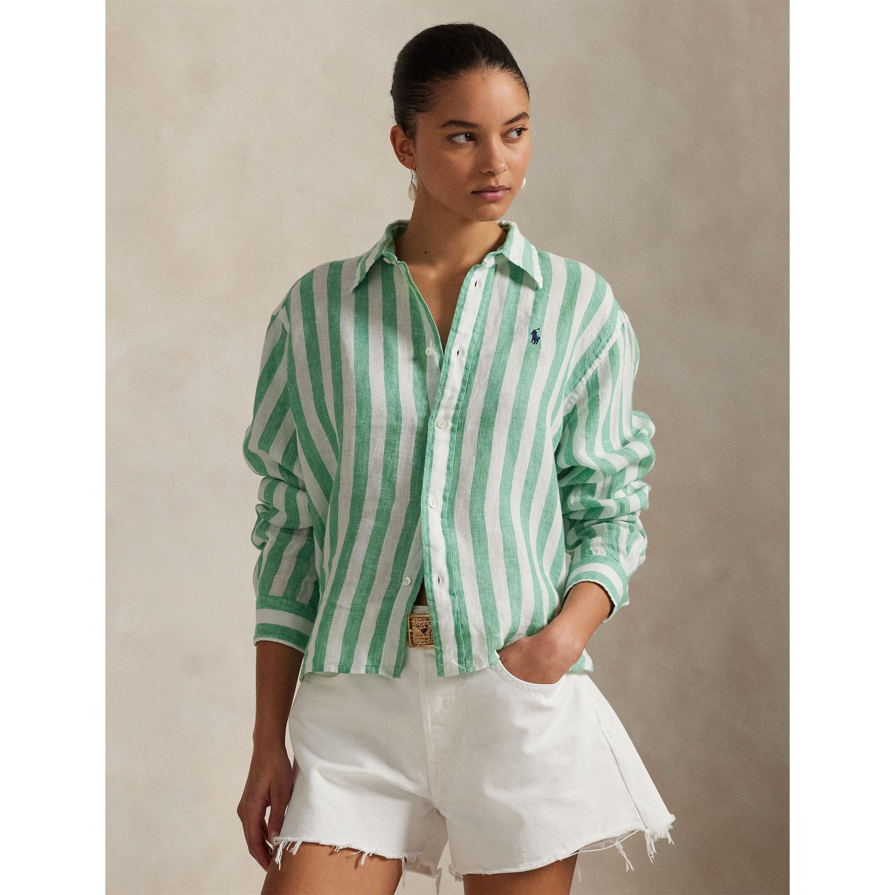 Geometric Patterned Long Sleeve Tailored Fit Shirt