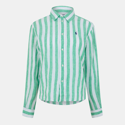 Women's Long-Sleeve Patterned Shirt