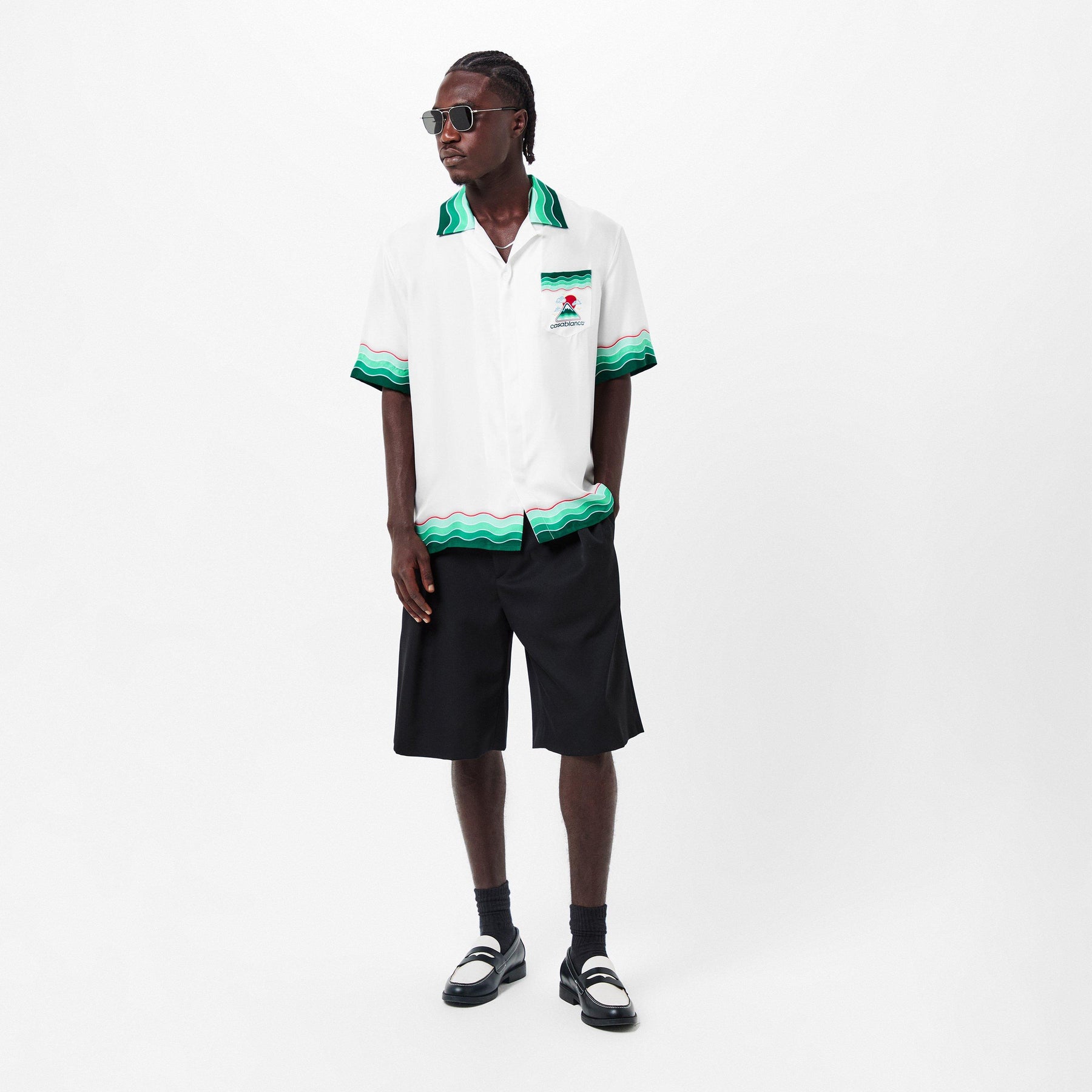 Montagne Ondulee Silk Shirt