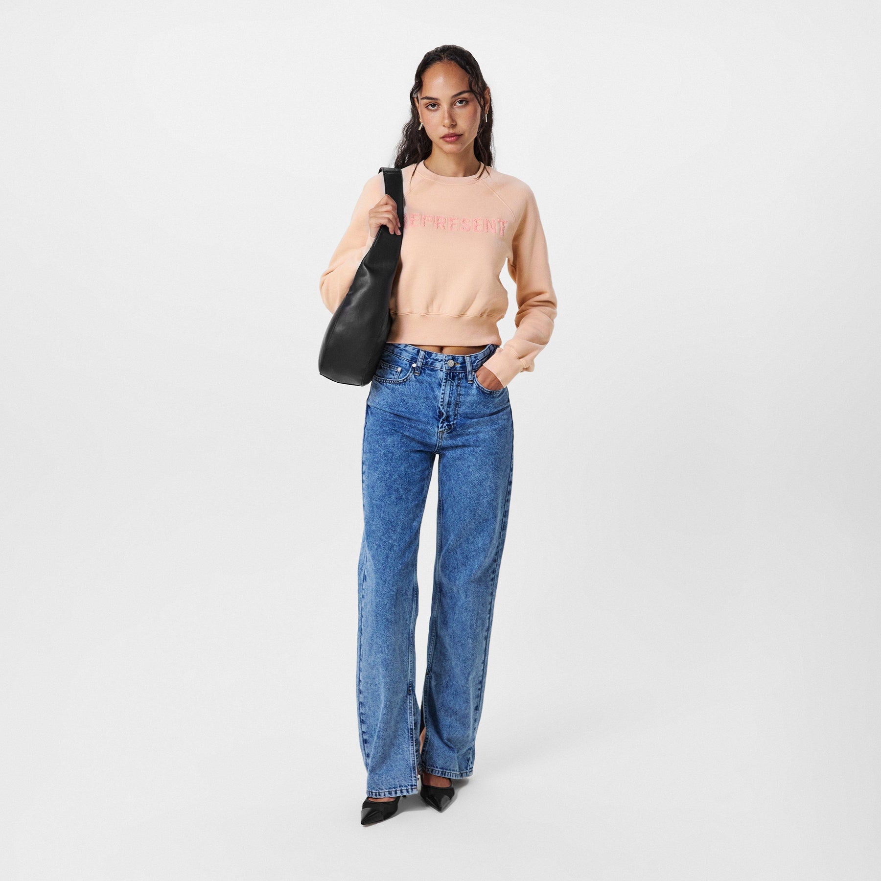 Women's Rep Fly Cropped Design Sweatshirt