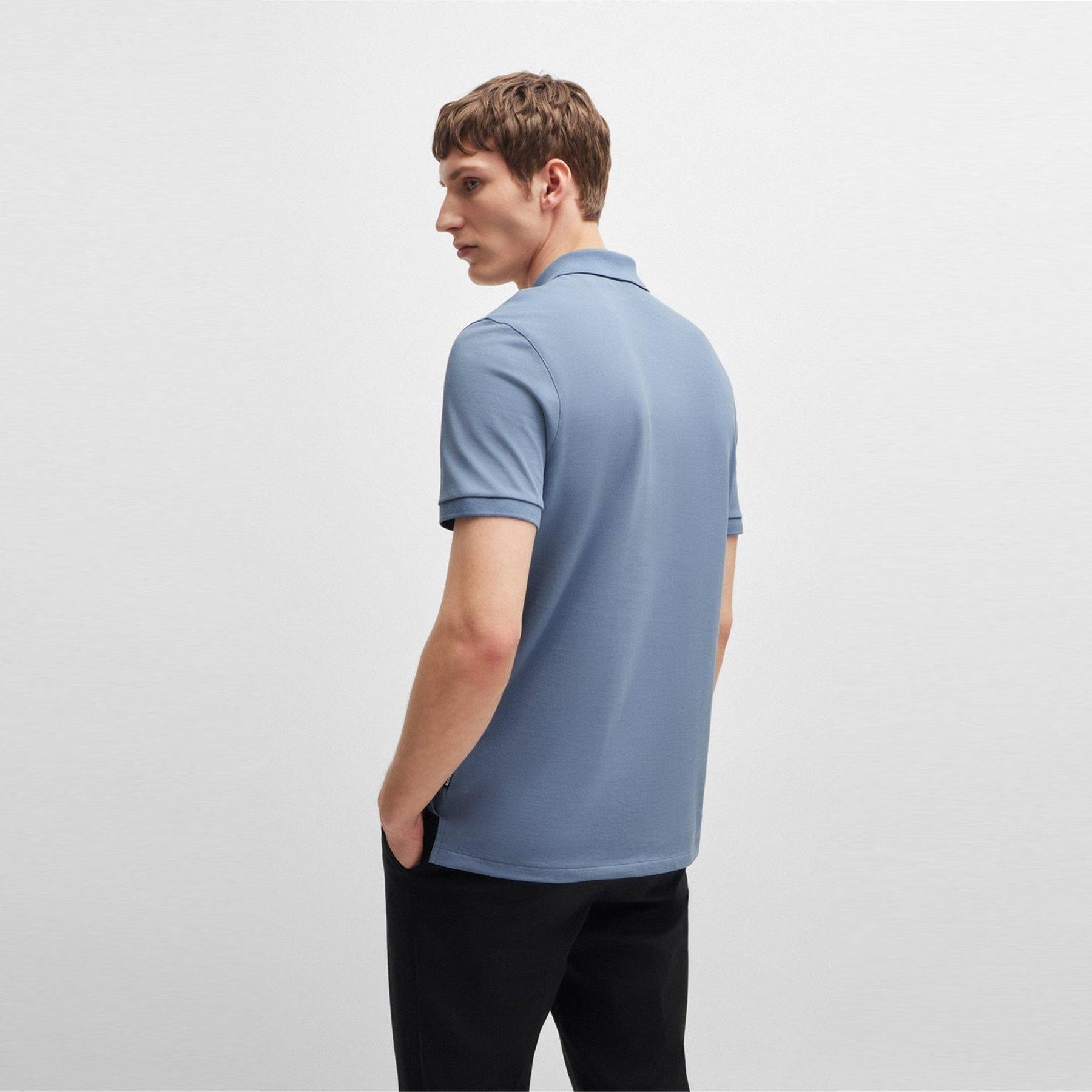 Men's Pallas Polo Shirt, Folded Collar