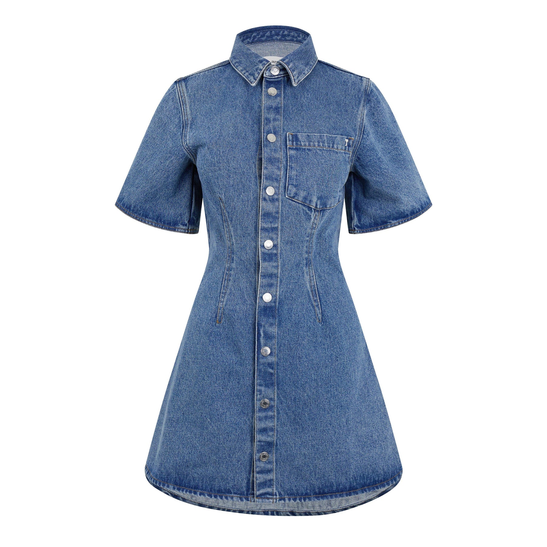Denim Button Up Dress