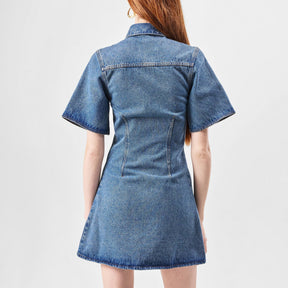 Denim Button Up Dress