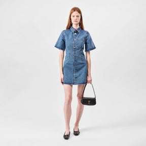 Denim Button Up Dress